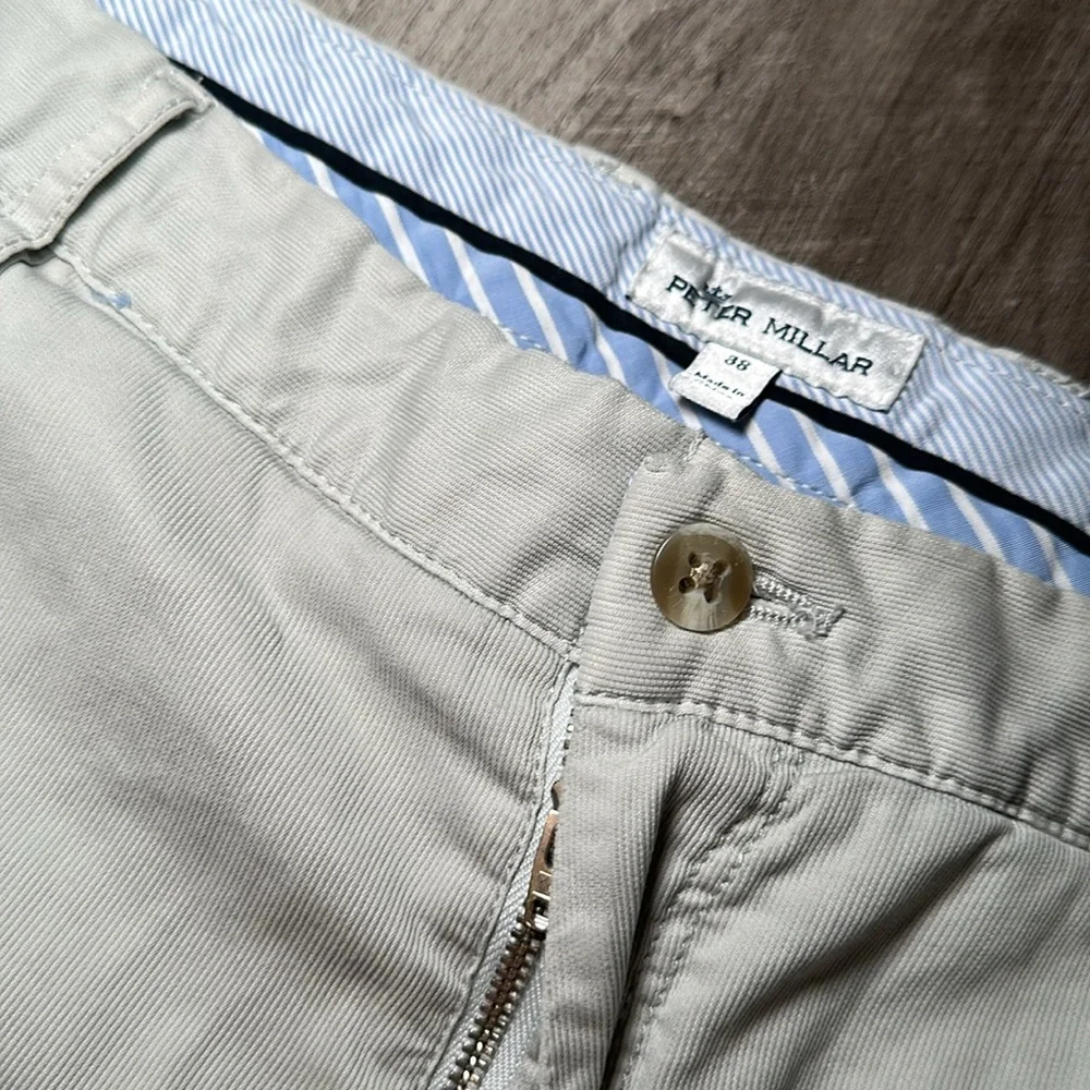 Peter Millar Marshall Bedford Cotton Blend Shorts - 38